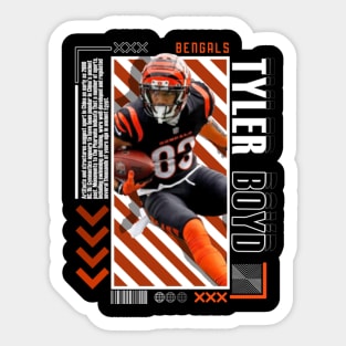 Tyler Boyd Paper Poster Version 10 Sticker